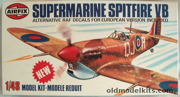 Airfix 1/48 Supermarine Spitfire VB - RAF 602 (City of Glasgow) Sq Redhill May 1942 Sgt. Bill Loud or Tropical Version 92 Sq Western Desert Nov 1942 Sqn Ldr. Neville Duke, 04100-1 plastic model kit